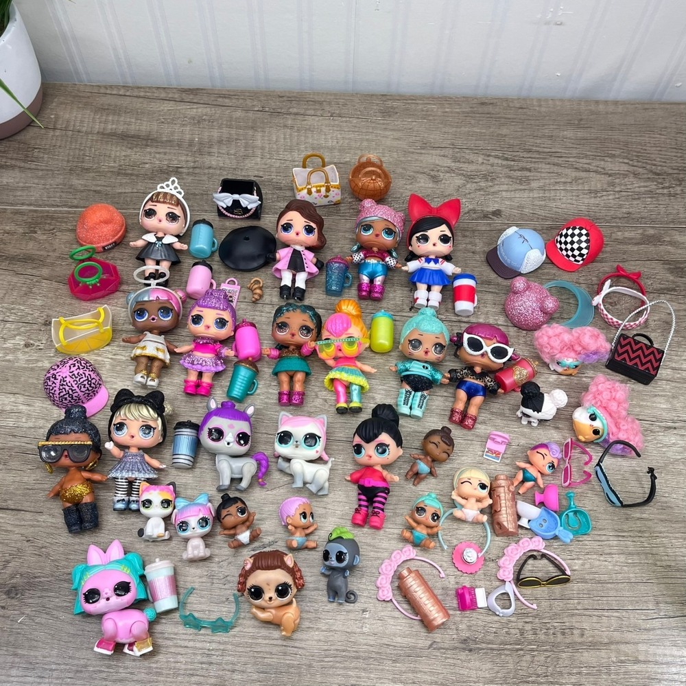 HUGE Lot LOL Surprise! - Dolls, Clothes Pets & Accessories Series 2 Glam Glitter